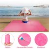 Portable Beach Blanket 4.6' x 6.6' Waterproof Foldable Camping Rug Pocket Sandproof Picnic Mat