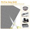 BBQ Grill Mat Non-Stick Mesh Mat Baking Sheet Liner Reusable Reversible Washable